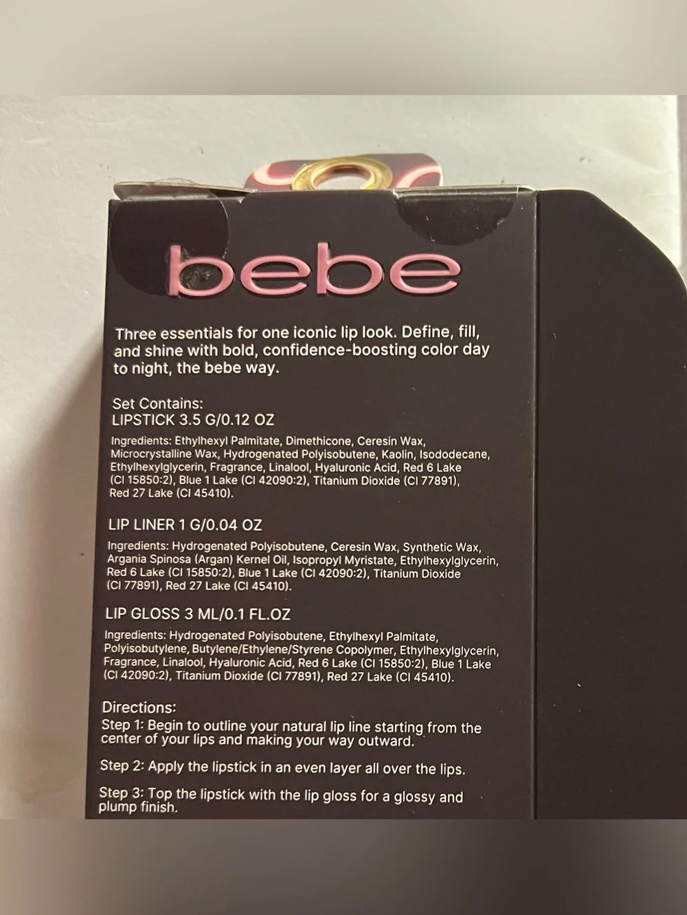 bebe three piece